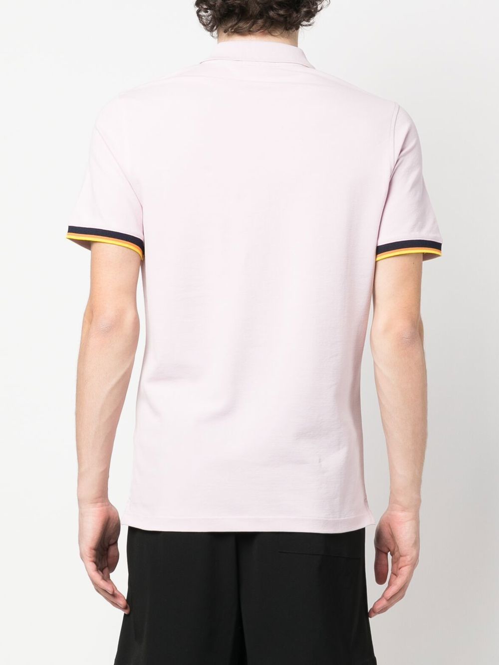 Shop K-way Logo-patch Polo Shirt In White