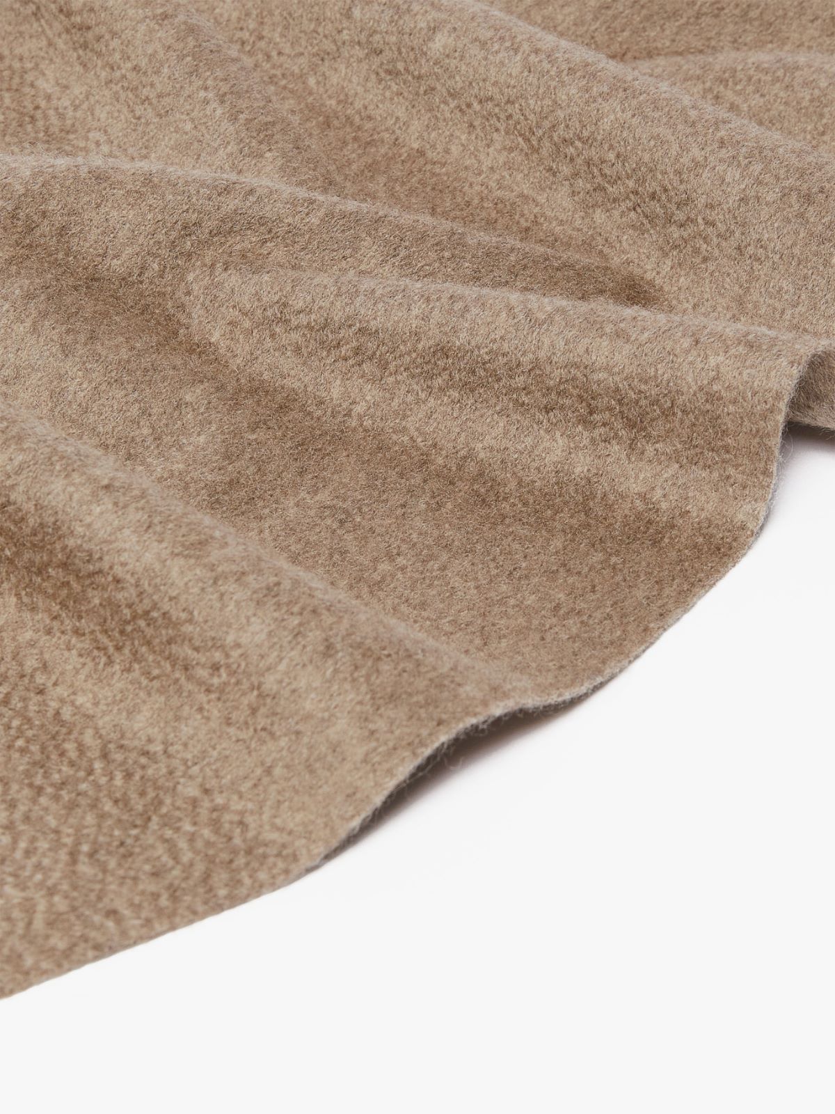 Max Mara Logo Embroidered Fringed Edge Scarf In Brown