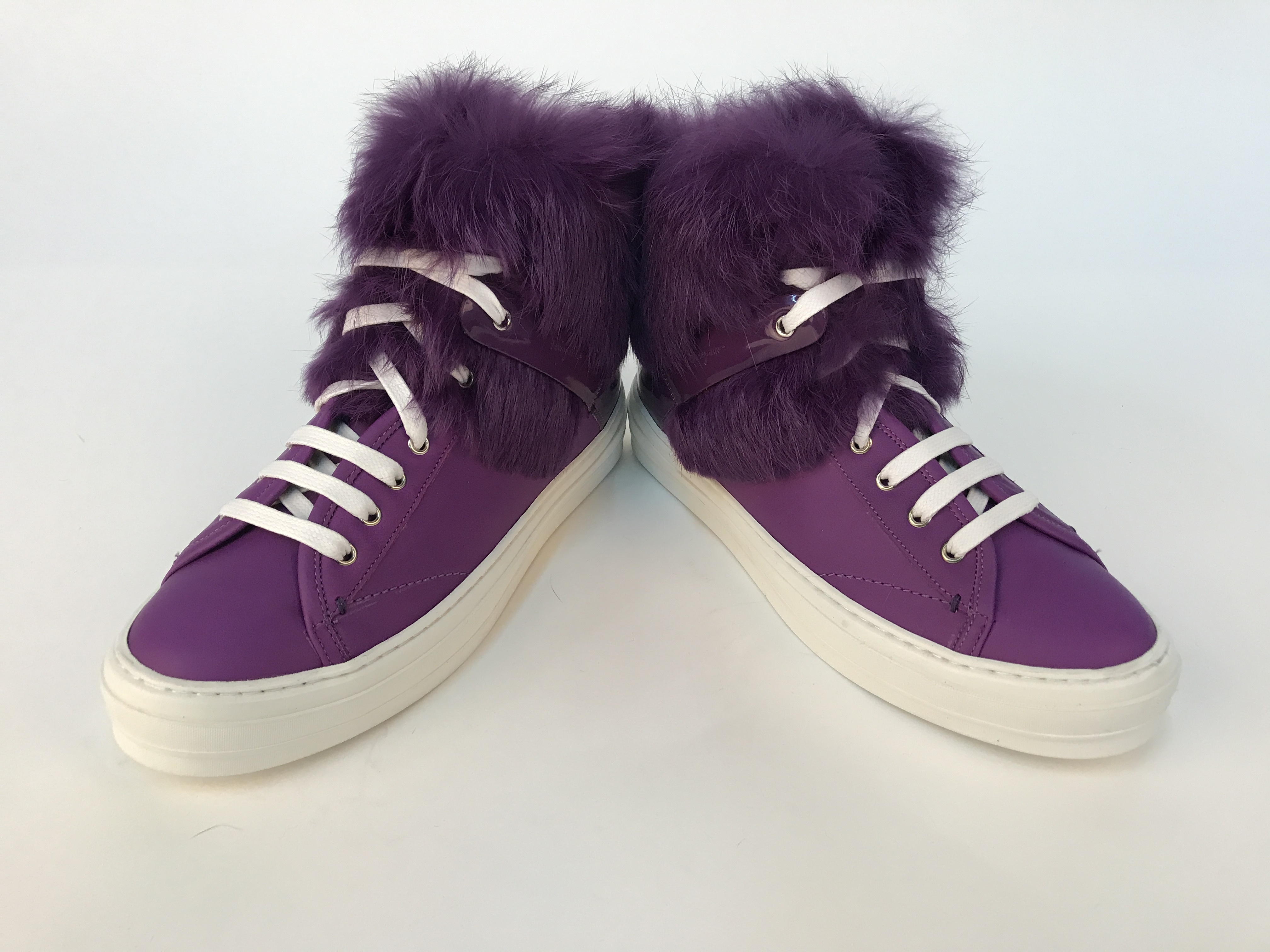 Ferragamo Logo High-top Leisure Sports Shoes In Multicolor