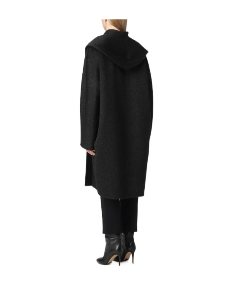 Max Mara Canarie Coat In Black
