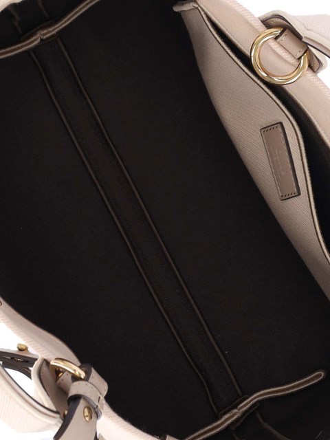 Chloé Carry Tote Bag In Raffia-effect Fibers