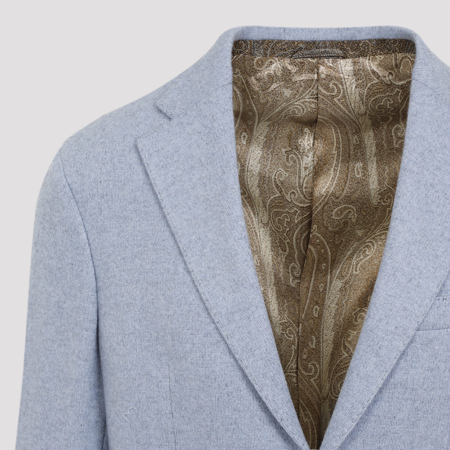 Etro Single-breasted Blazer In Gray