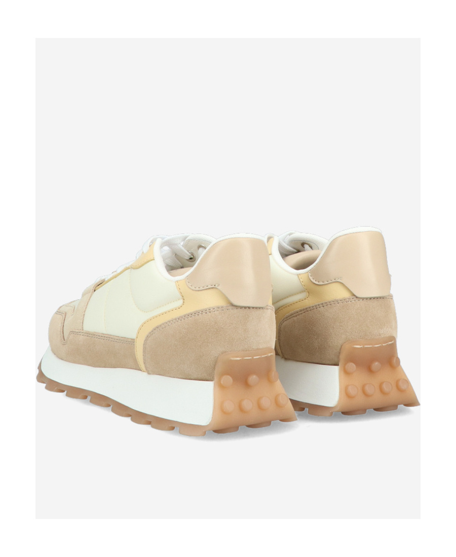 Tod's Logo Logo Low-top Casual Shoes In Nude