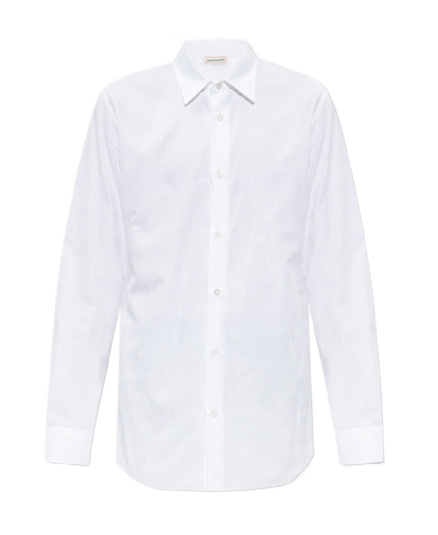 ALEXANDER MCQUEEN ALEXANDER MCQUEEN COLLARED BUTTON-UP SHIRT