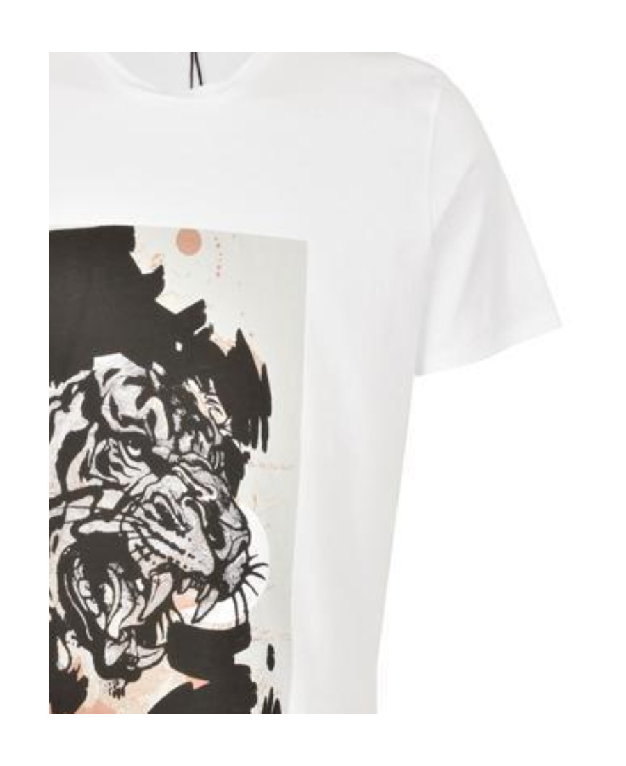 Just Cavalli Printed T-shirt In White