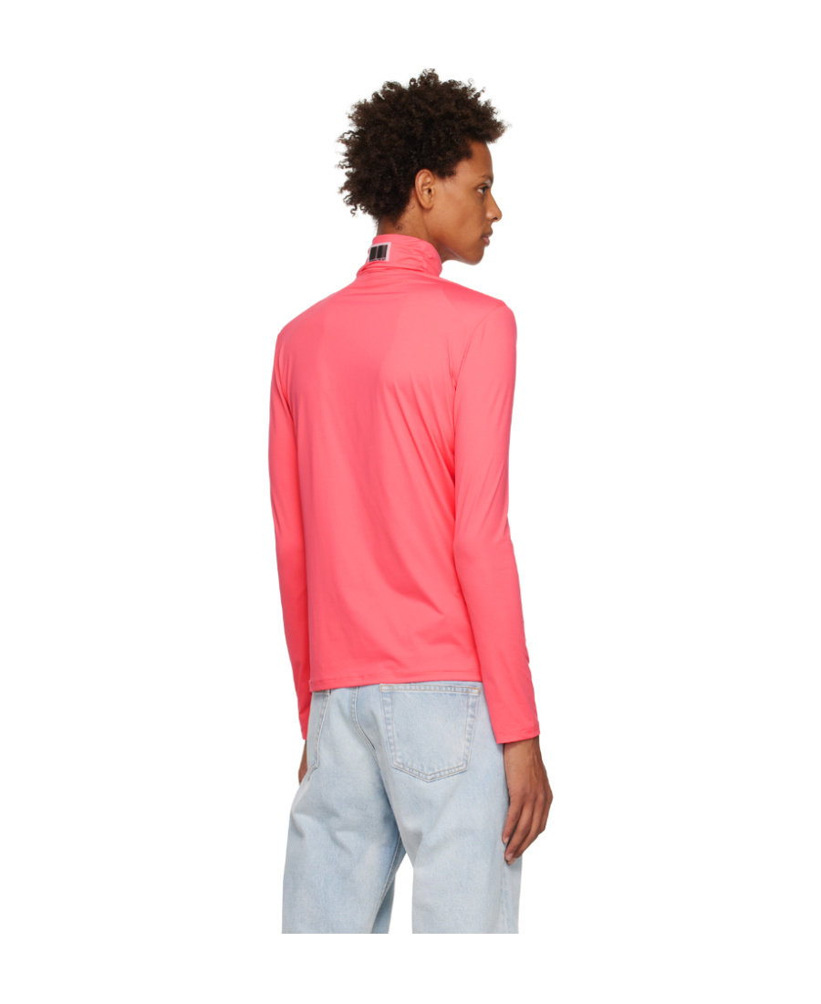 VTMNTS LOGO HIGH-NECKED T-SHIRT 