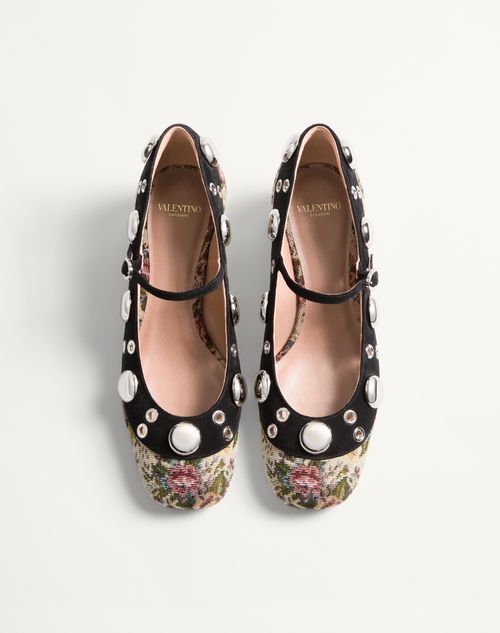 Valentino Round-toed High Heels In Multi
