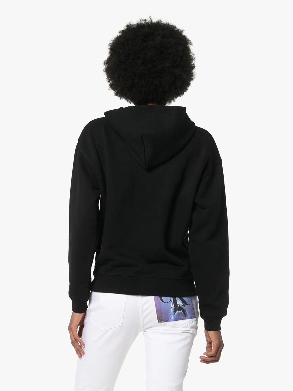 Givenchy Logo Printed Hooded Sweater In Black