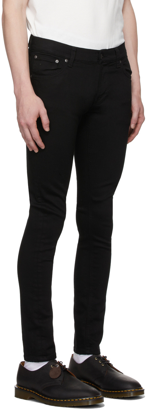 Nudie Jeans Tight Terry Skinny Jeans In Black