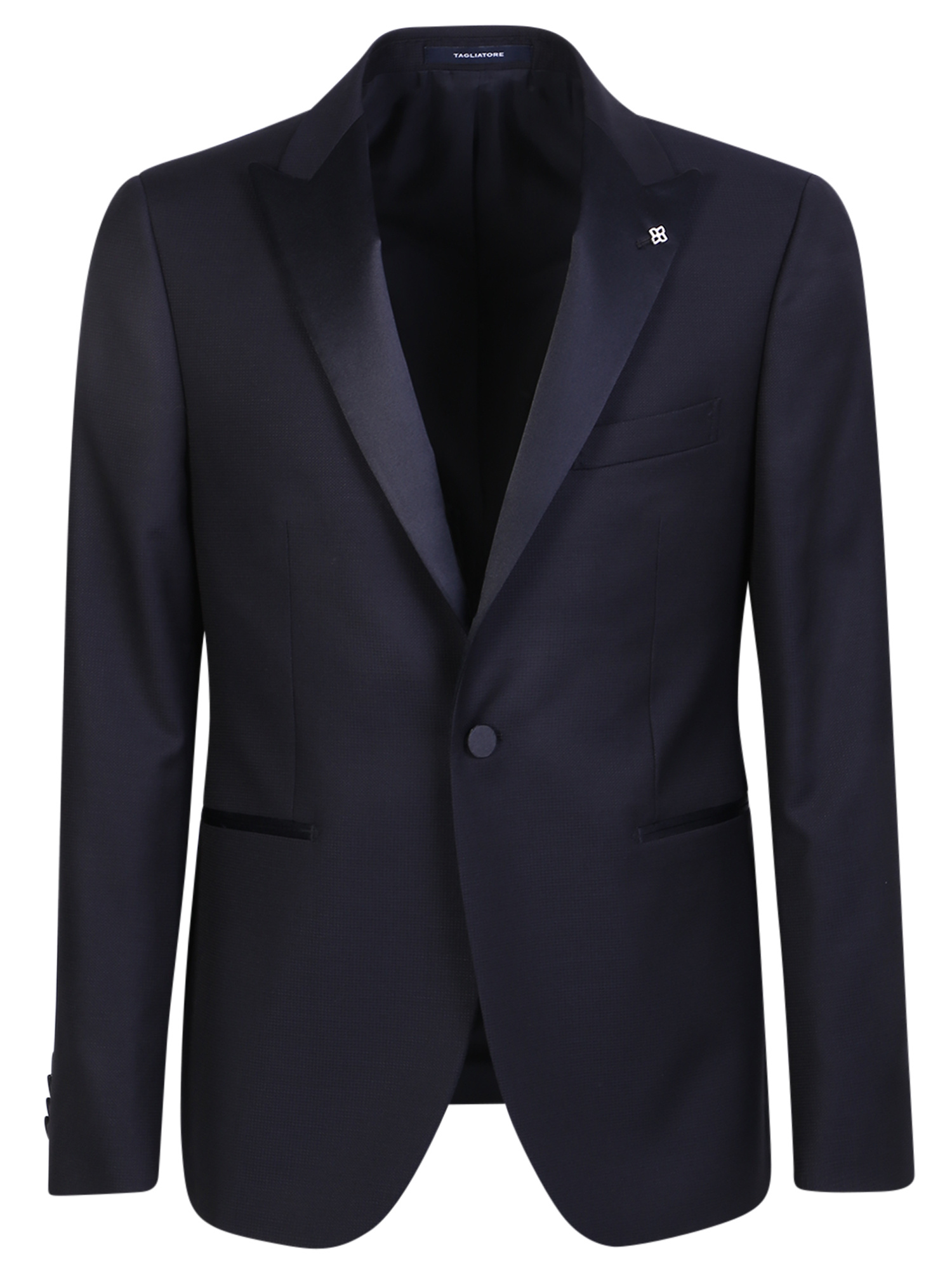 Tagliatore Silk Virgin-wool Blend Suit In Black
