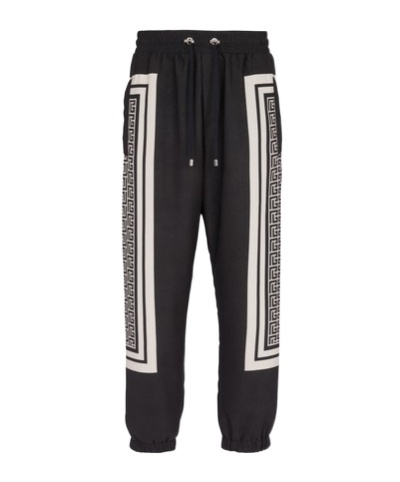 Balmain Monogram-scarf Drawstring Track Pants