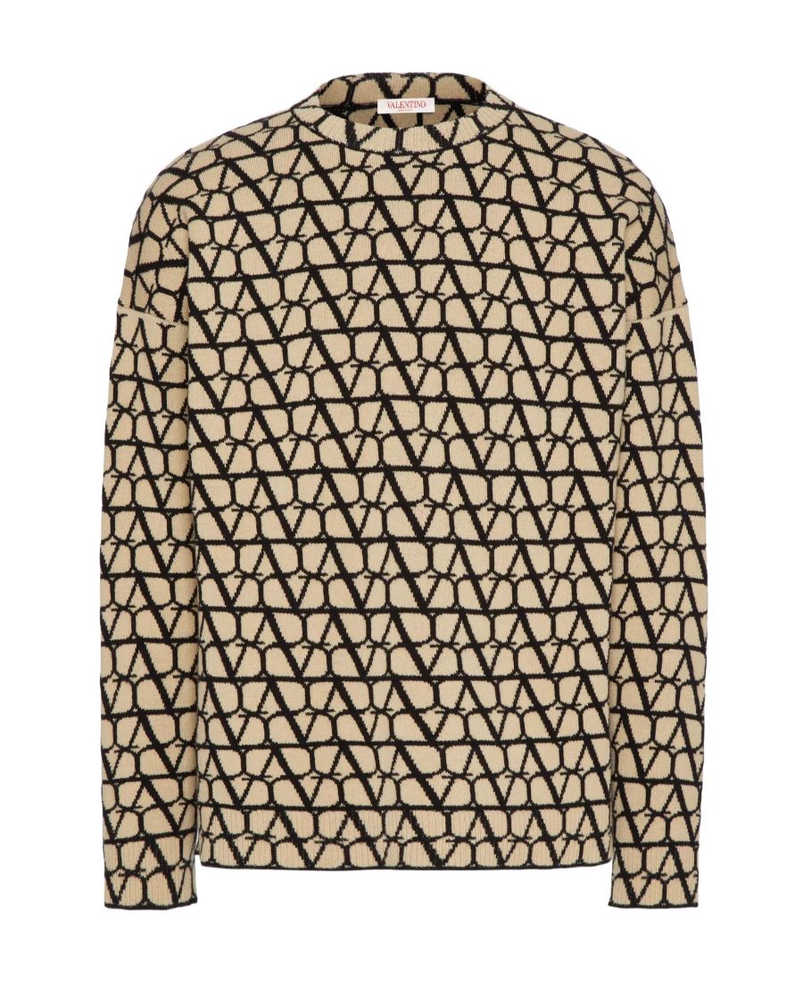 Valentino Toile Iconographe Crewneck Jumper In Multi