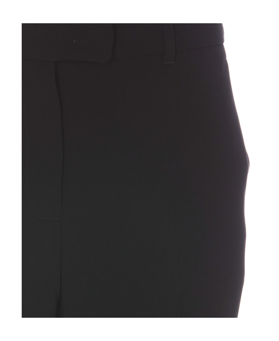 Max Mara Studio Pantalone Lungo Neutro In Black