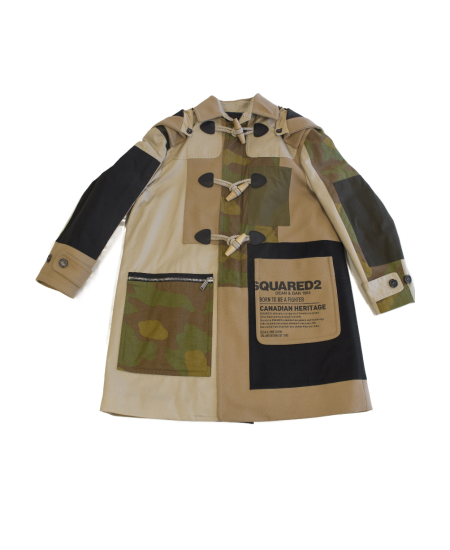 Dsquared2 Logo Long-sleeved Jacket In Brown