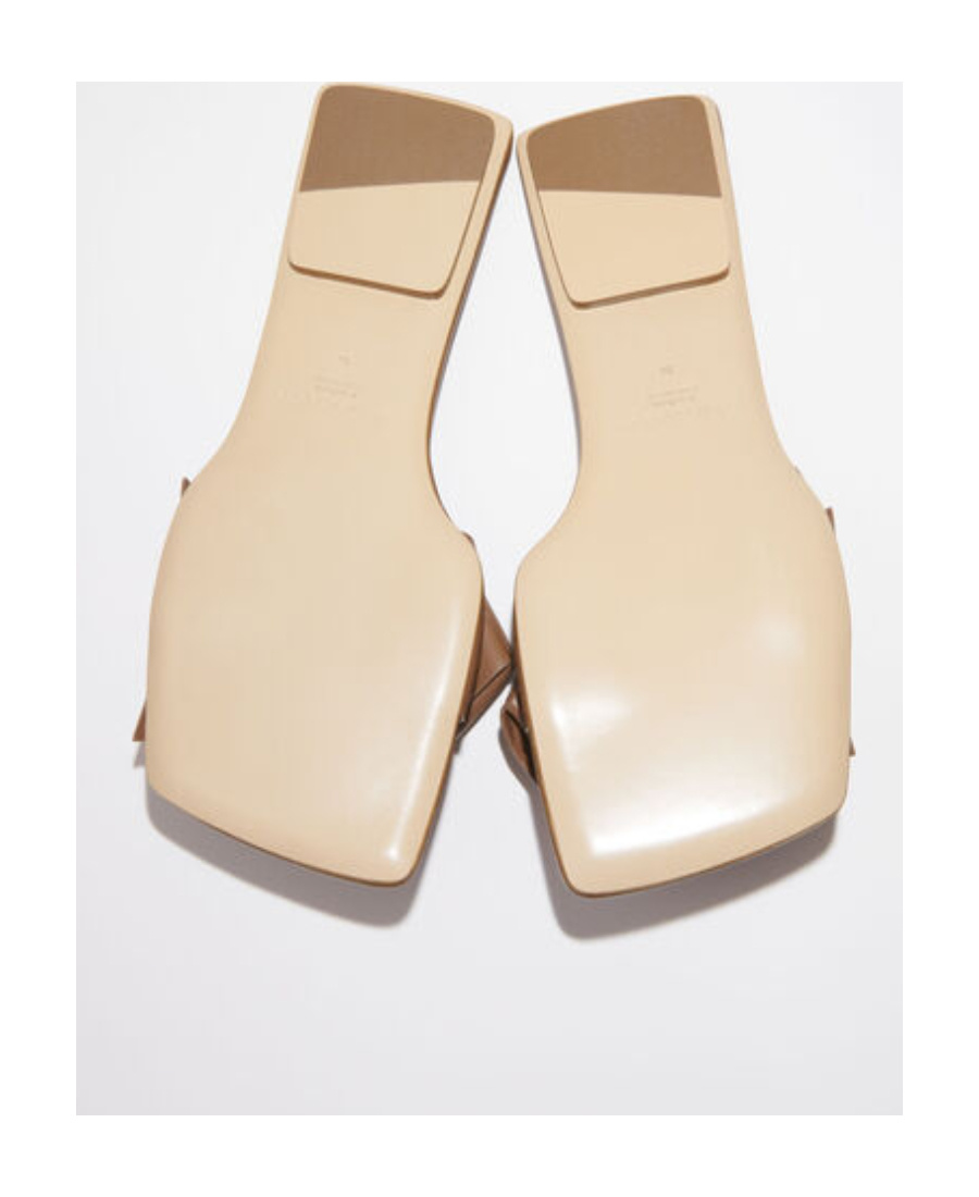 Acne Studios 'musubi' Slides In Brown