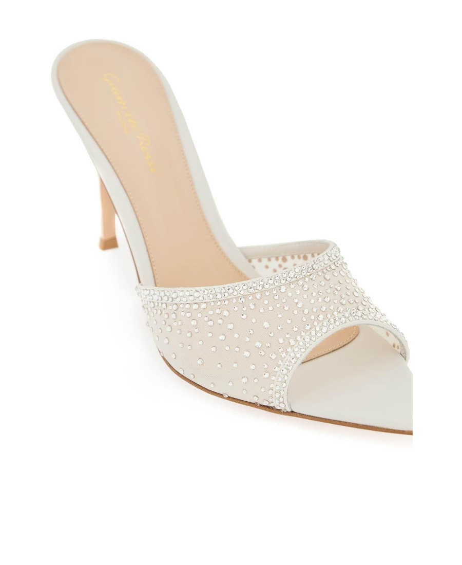 Gianvito Rossi Rania Heeled Sandals In White