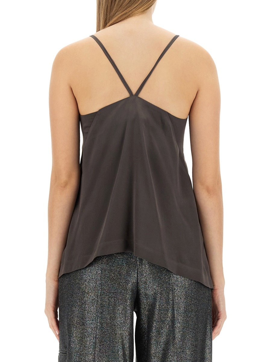 ALYSI ALYSI V-NECK SLEEVELESS TOP