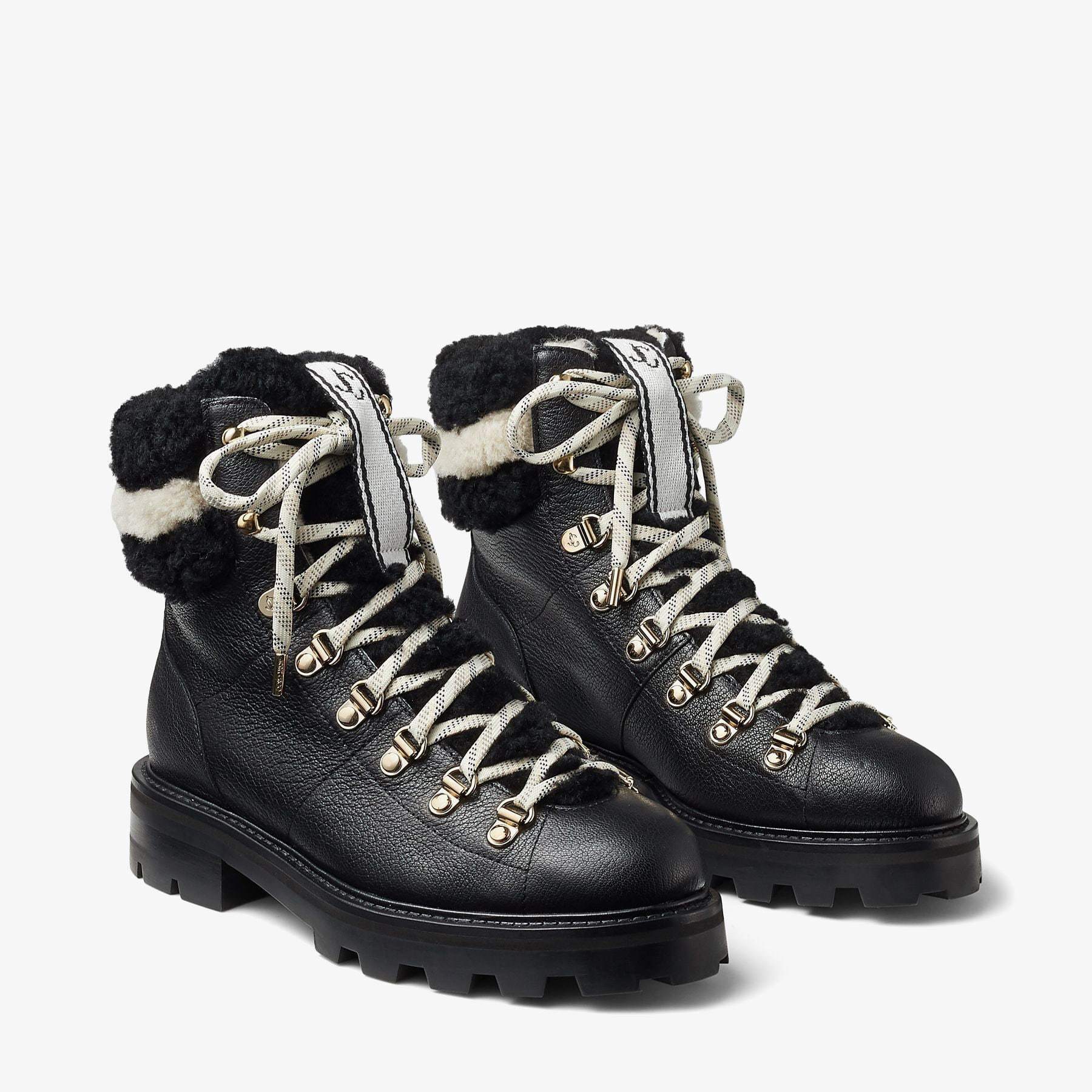Jimmy Choo Ankle-length Lace-up Boots In Black