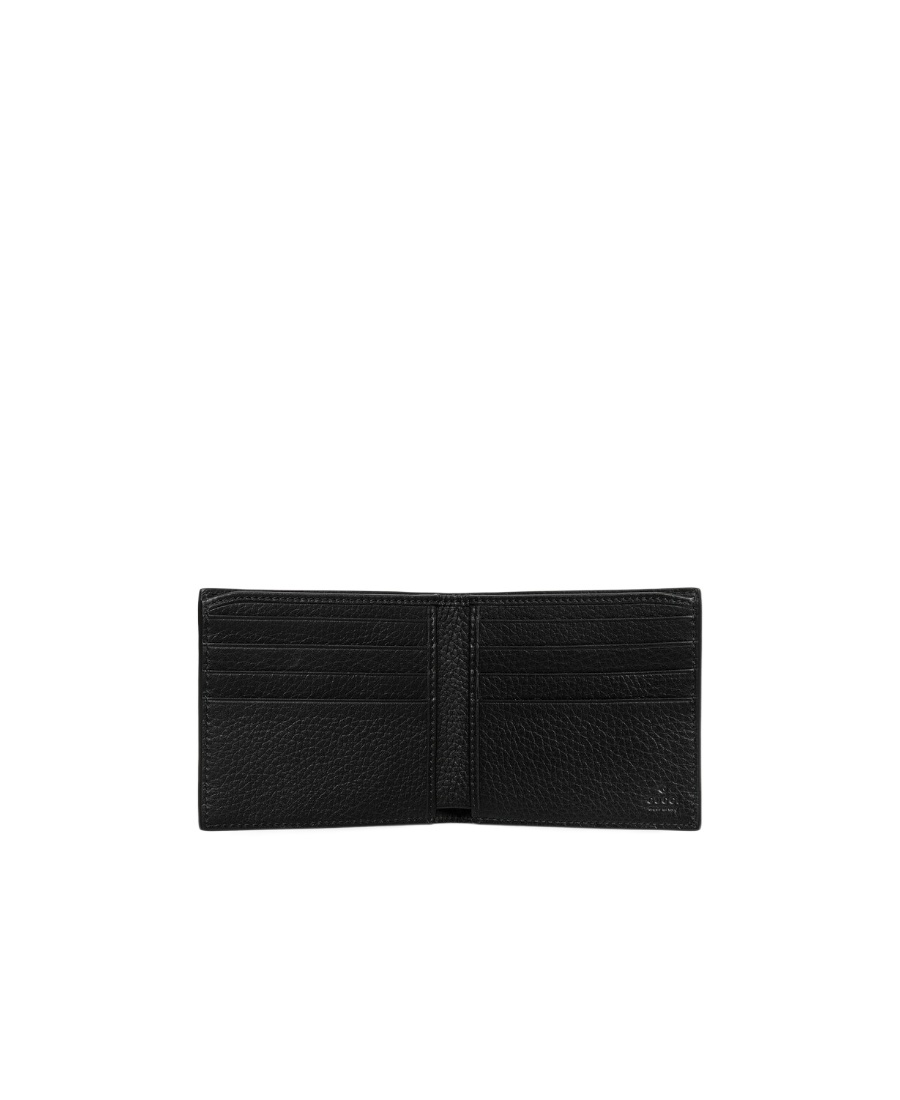 Shop Gucci Jumbo Gg Wallet In Black
