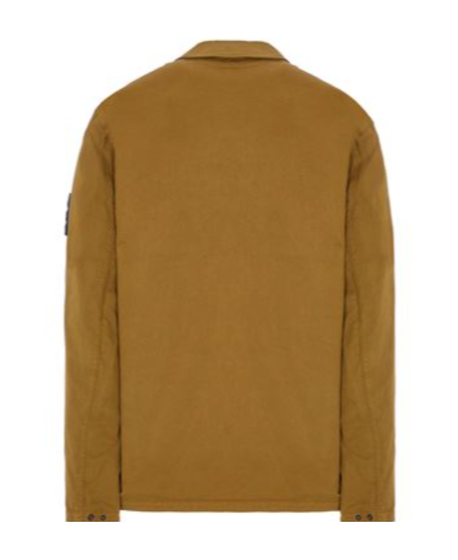 Stone Island Zipper Casual Jacket In Brown