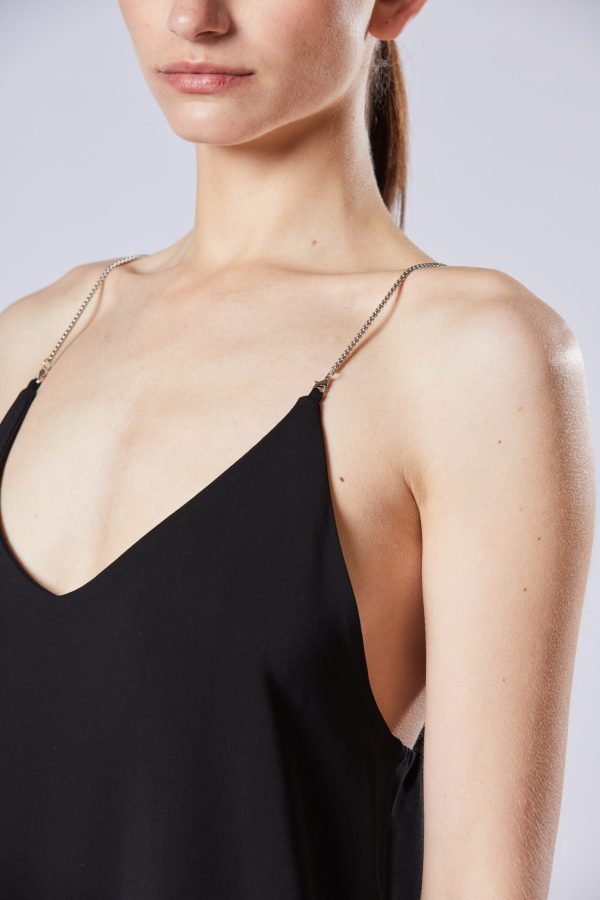 Thom Krom Chain-straps Maxi Dress In Black