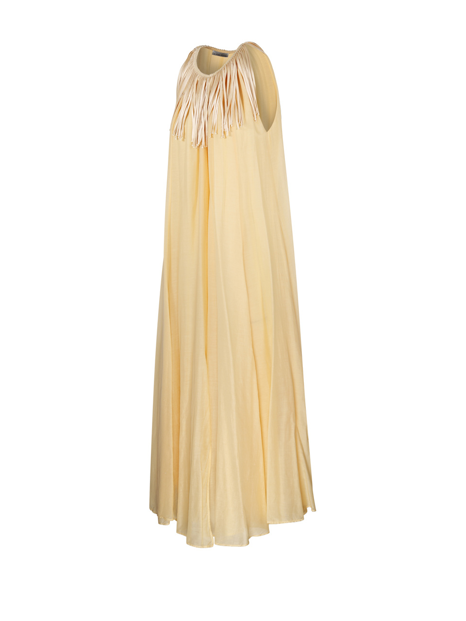 Shop Forte Forte Fringe-detail Maxi Dress
