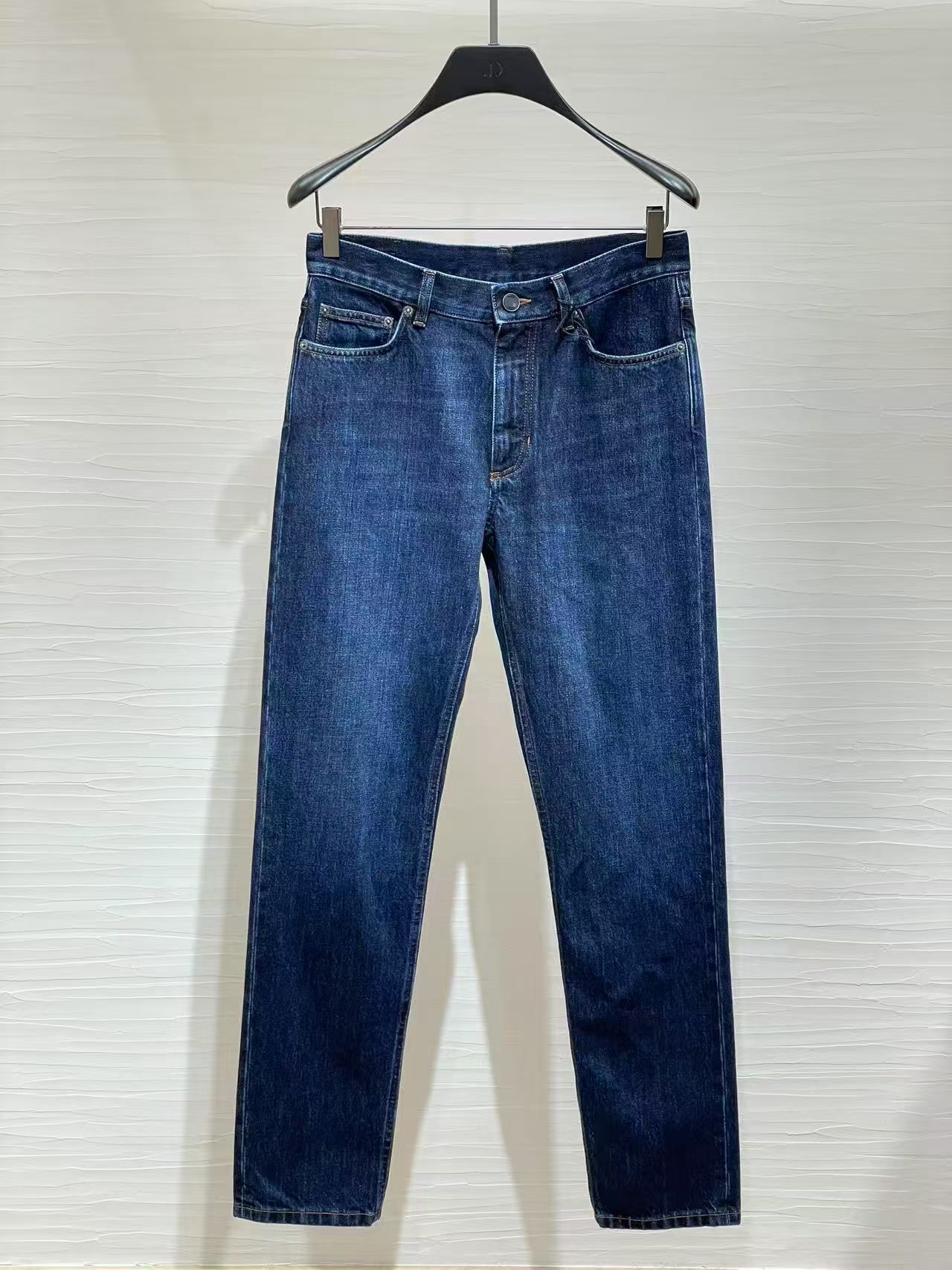 ZEGNA DENIM TROUSERS WITH BELT LOOPS