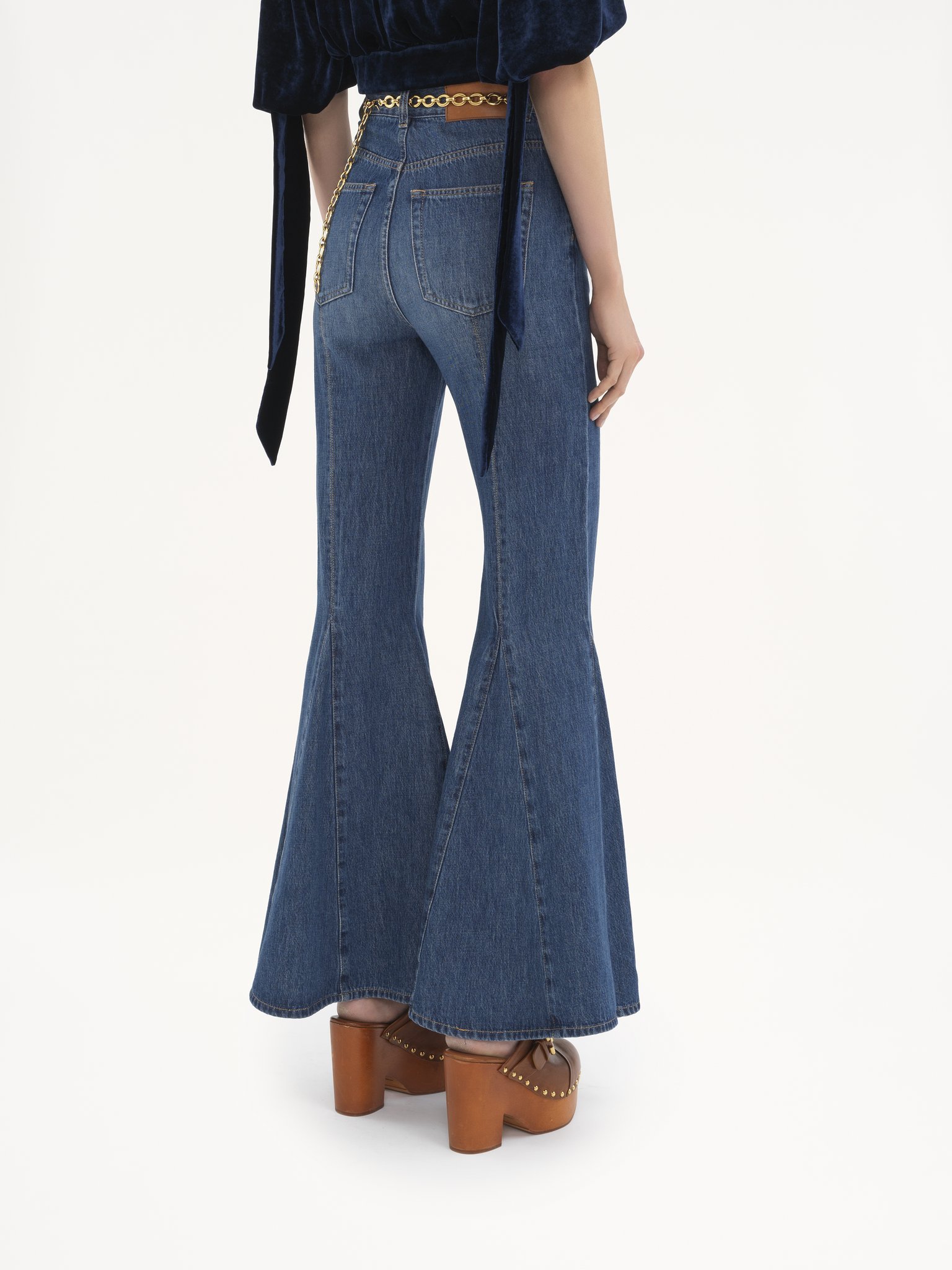 Chloé Multi-pocket Jeans In Blue