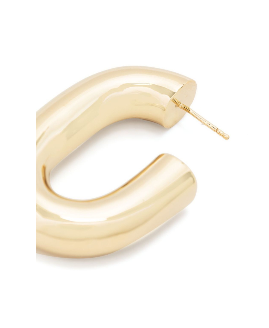 Rabanne Paco Xl Link Hoop Earrings In Yellow