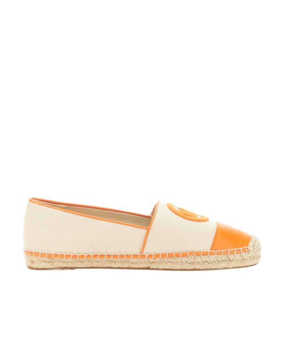 Michael Kors Monogram-embroidered Espadrilles In Nude