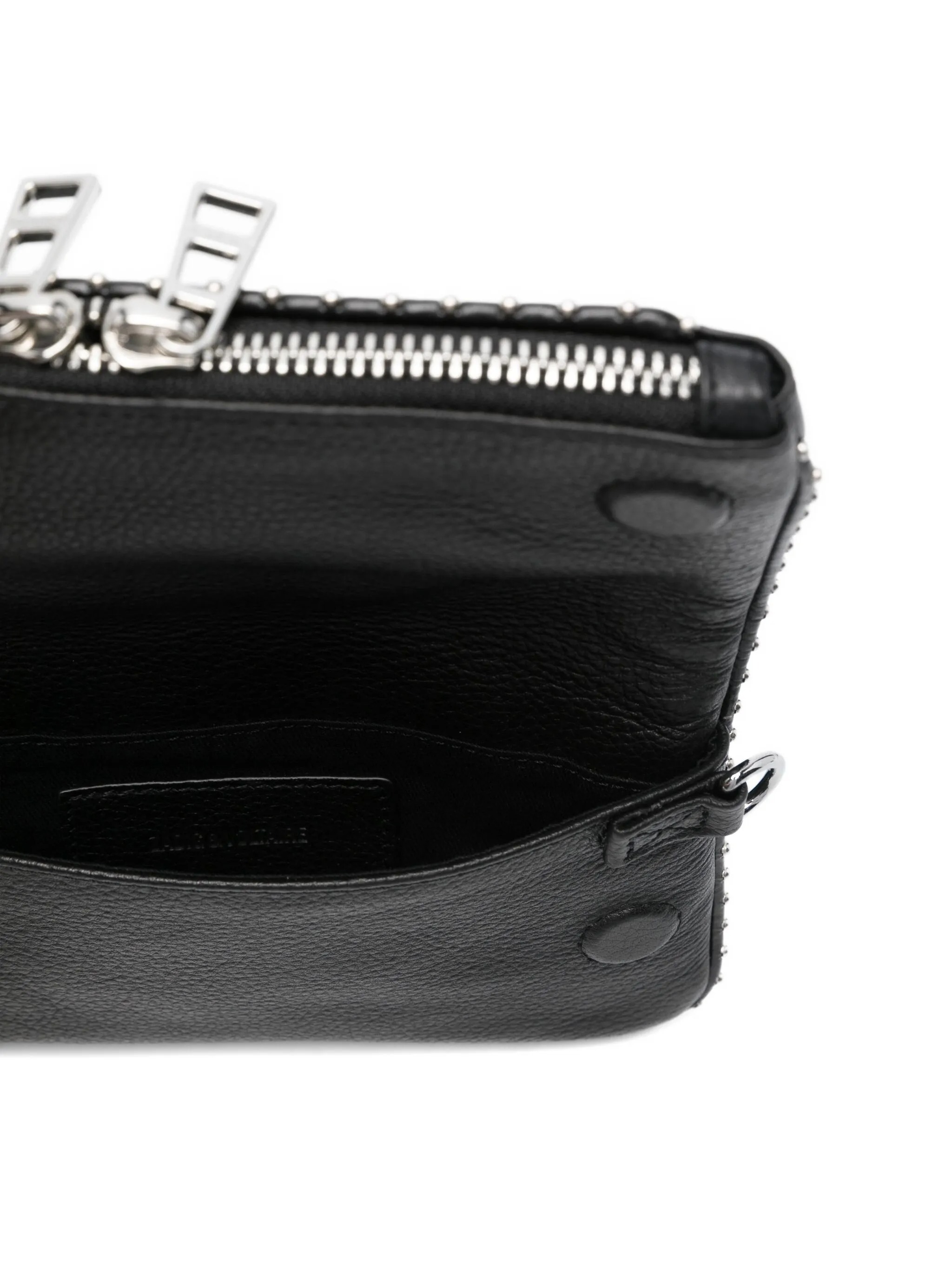 Zadig & Voltaire Flap Shoulder Bag In Black
