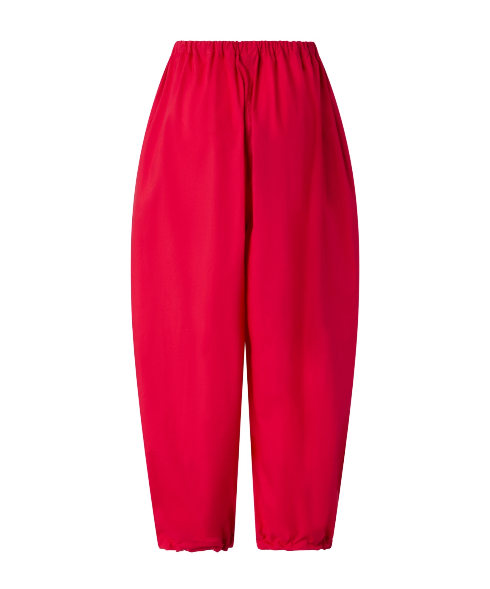 Pinko Lightweight Balloon Pants With Drawstring In Red