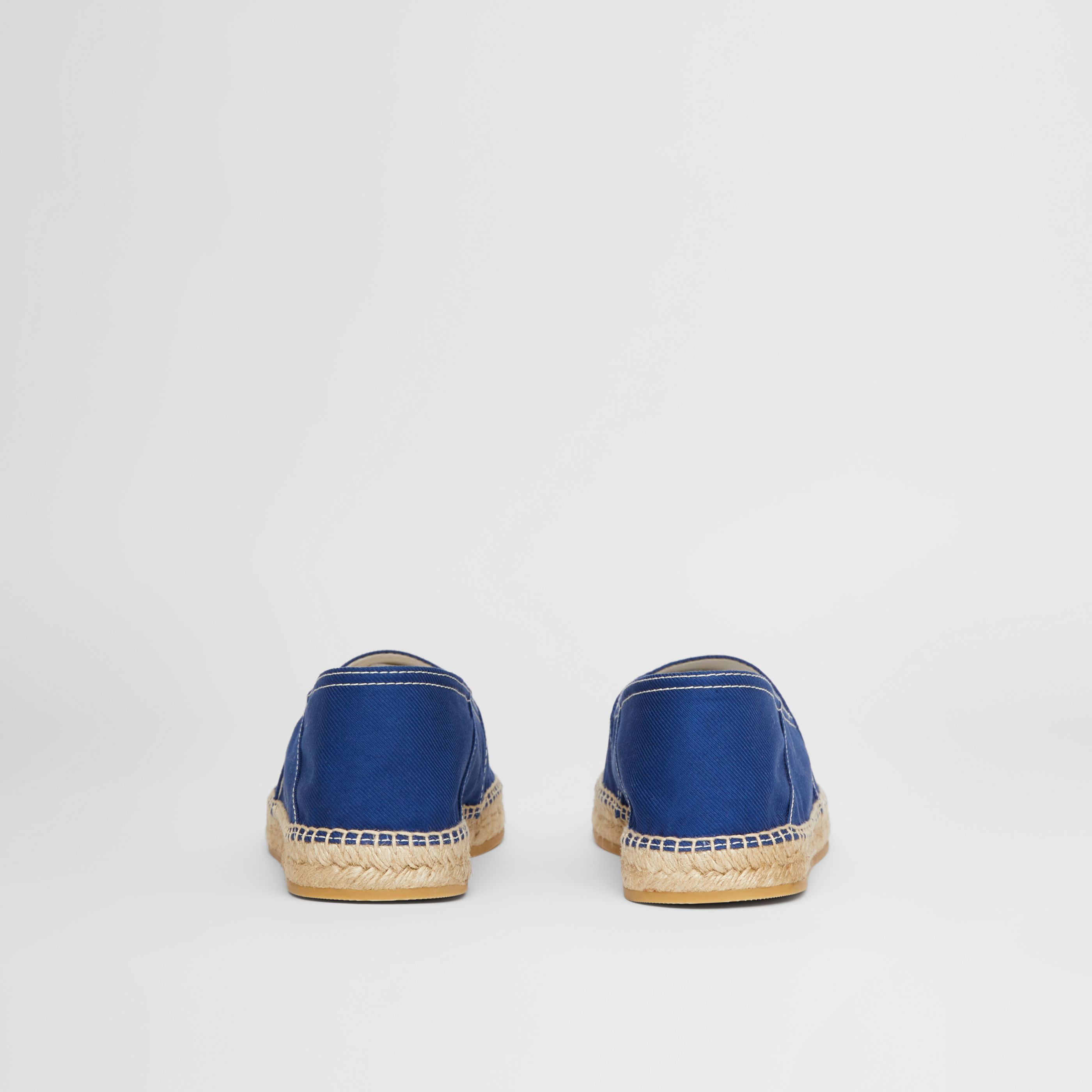 Burberry Monogram Motif Espadrilles In Blue