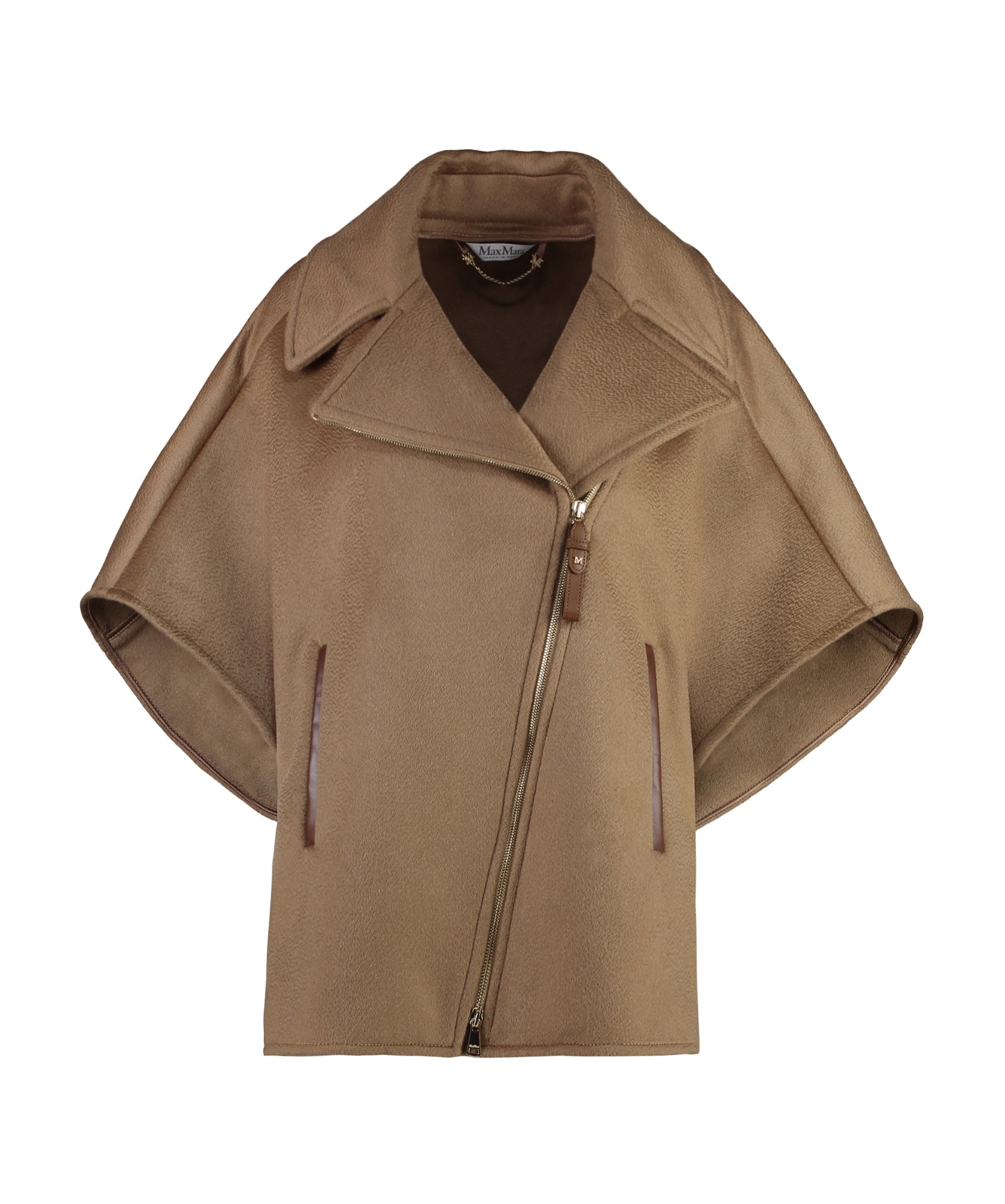 Max Mara Segnale Cashmere Cape-coat In Brown