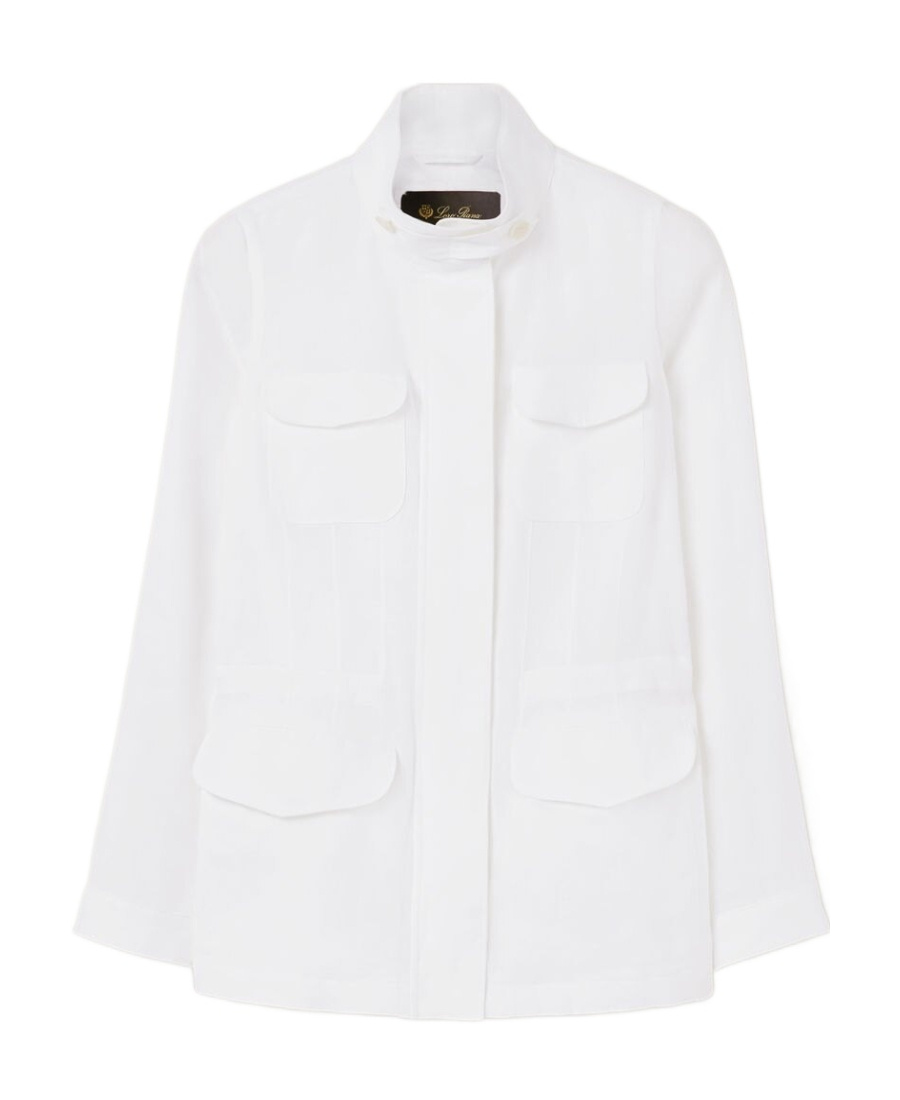 Loro Piana Traveller Casual Jacket In Bright White