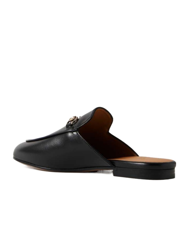 Gucci Princetown Horsebit-detailed Leather Slippers In Black