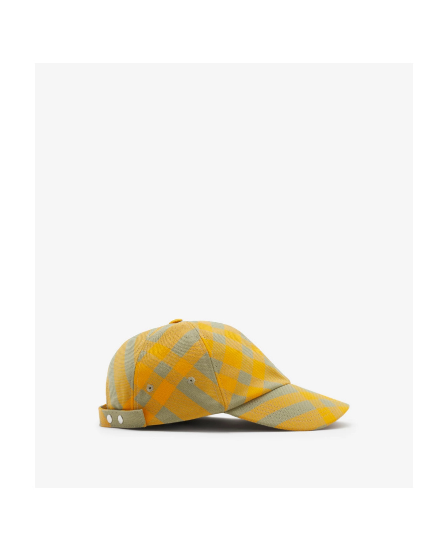 Burberry Check-pattern Baseball Cap In Multicolor