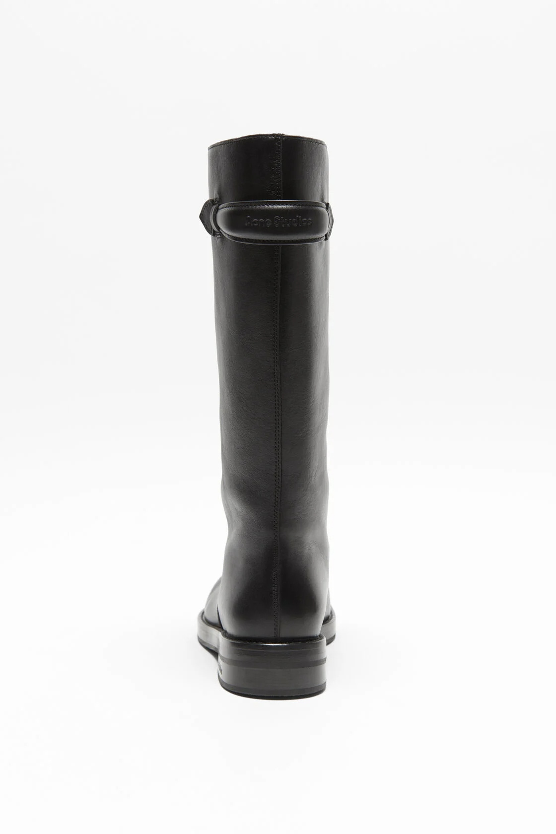 Acne Studios Round-toed Boots In Black