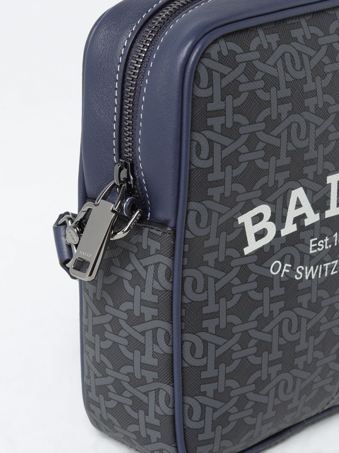 Bally Square Cross-body Bag In Black
