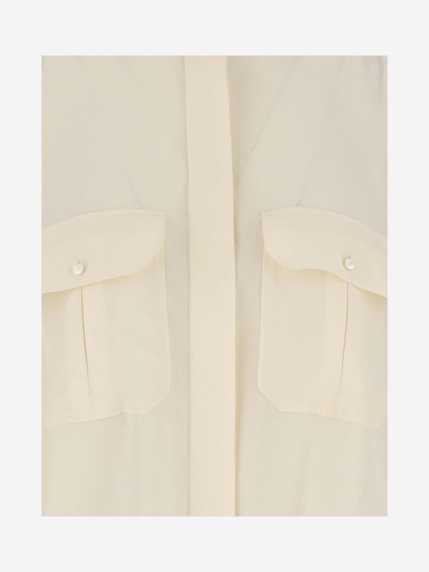 Chloé Pokets Classic Turtle Neck Shirt Clothing In Nude