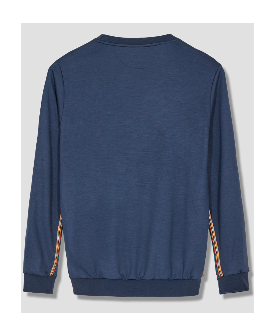 PAUL SMITH ROUND COLLAR LONG SLEEVE SWEATER