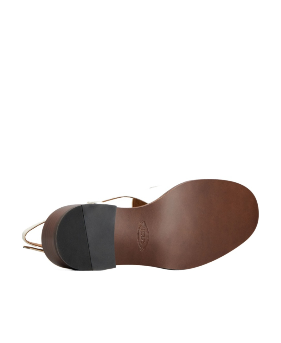 Tod's Woman Pumps Ivory Size 7 Leather In White