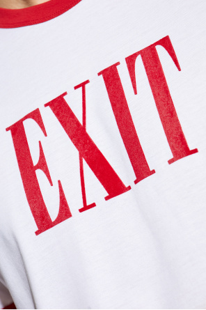 Dolce & Gabbana Graphic Print Crew Neck T-shirt With Contrast Trim In White