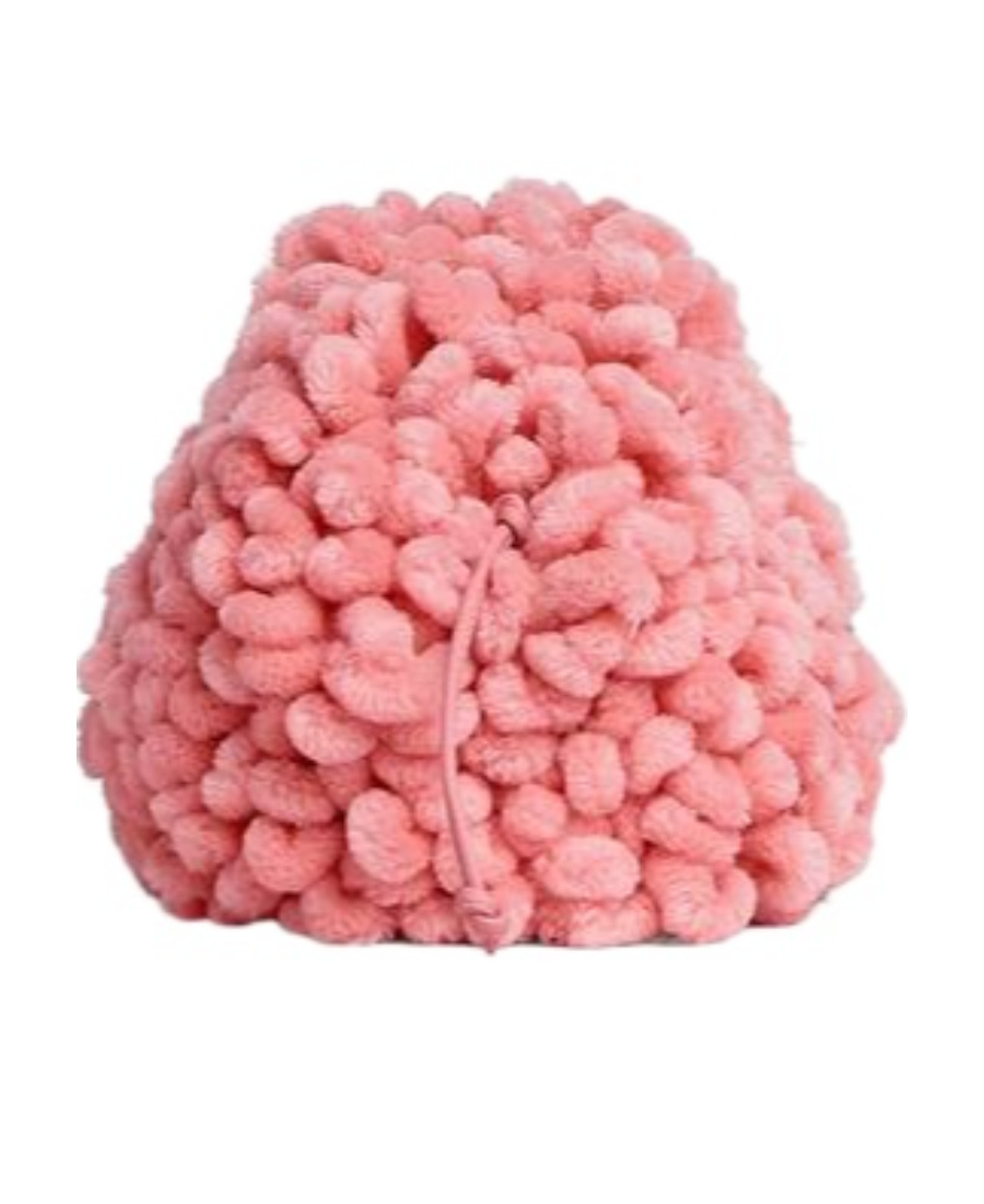 Bottega Veneta Mop-effect Single-strap Clutch In Pink