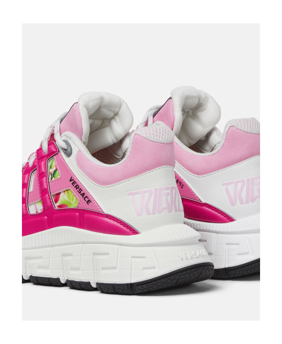 Versace Trigreca Low-top Sneakers In White
