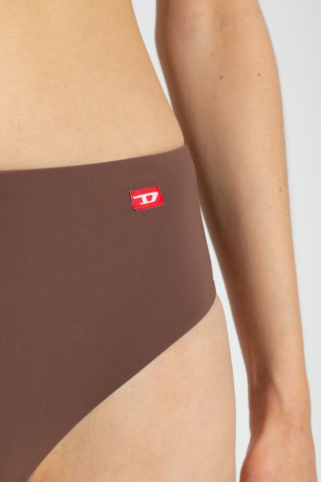 DIESEL ASH TWISTED BIKINI BOTTOMS 