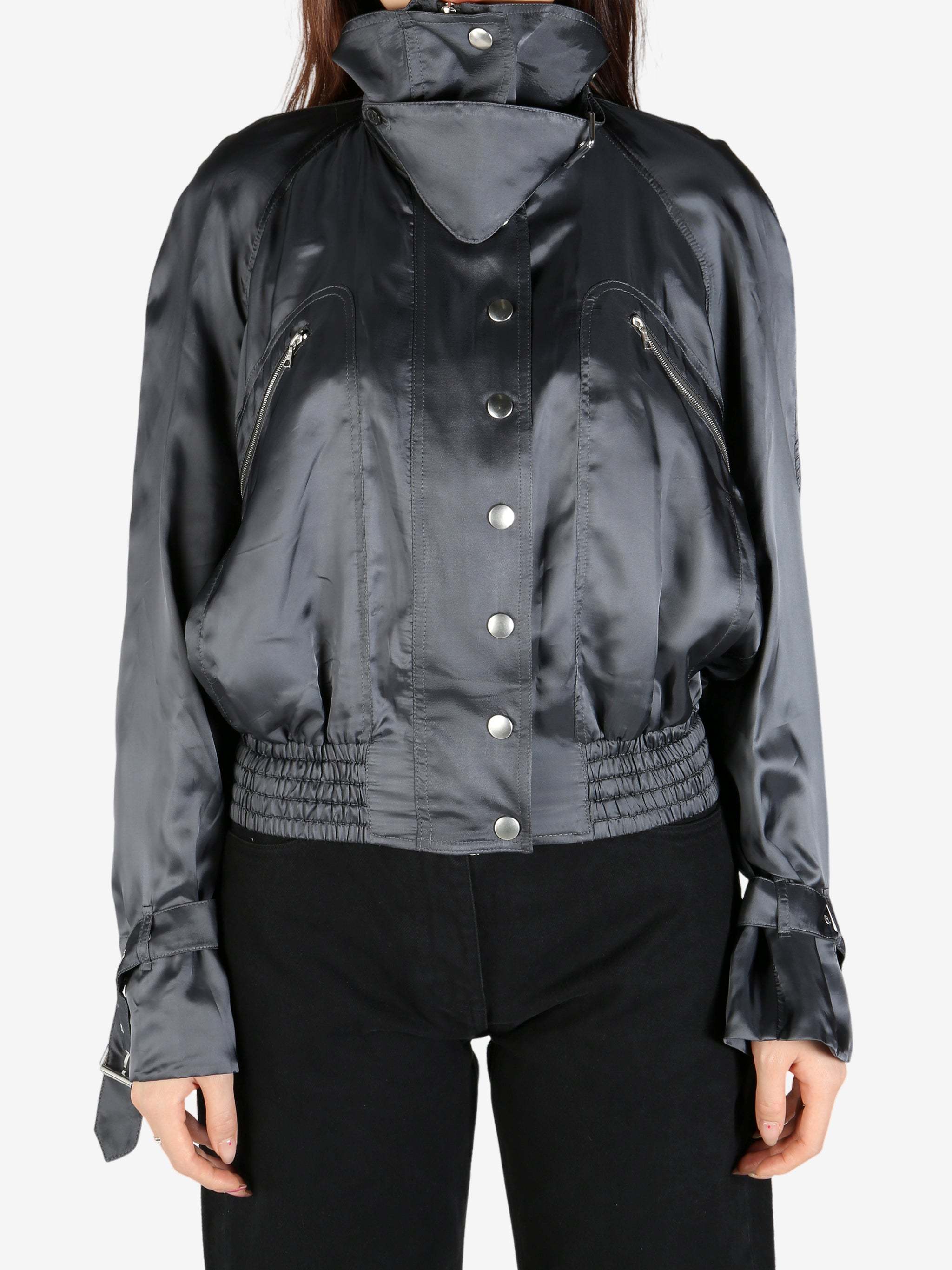 Dries Van Noten Jacquard Bomber In Black