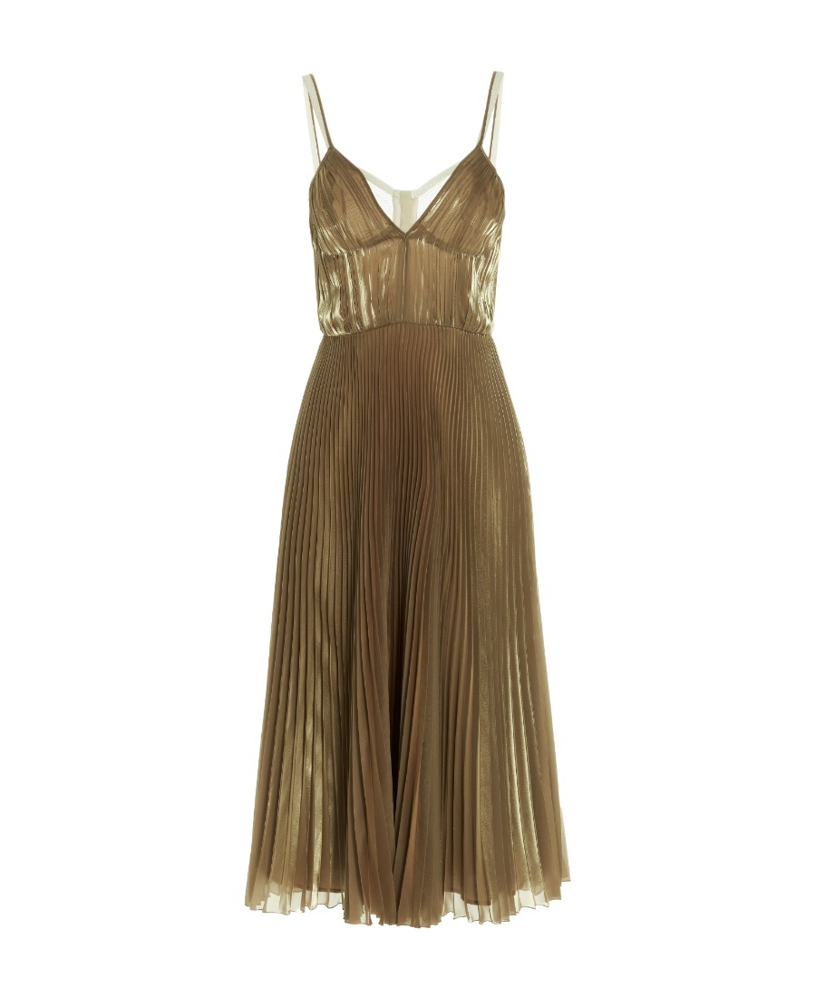 Prada Midi Dress In Green