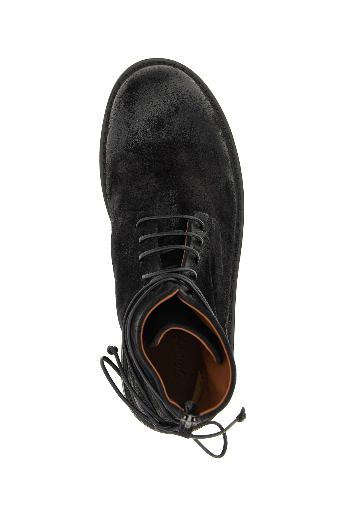 Marsèll Wrap Ankle Round Toe Textured Boots