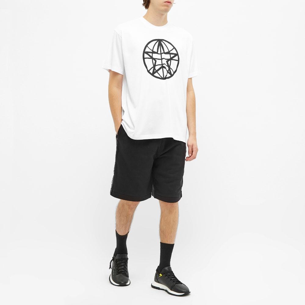 Burberry Globe Graphic Oversized T-shirt In Black